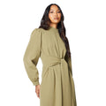 Olive - Side - Principles - Robe mi-longue VALERIE - Femme