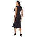 Noir - Back - Principles - Robe mi-longue - Femme