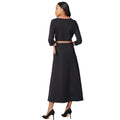 Noir - Back - Principles - Robe portefeuille - Femme