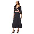 Noir - Front - Principles - Robe portefeuille - Femme