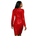 Rouge - Back - Principles - Robe fourreau - Femme