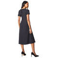 Noir - Back - Principles - Robe mi-longue - Femme