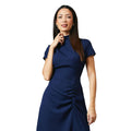 Bleu marine - Side - Principles - Robe mi-longue OCCASION - Femme