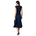 Bleu marine - Back - Principles - Robe mi-longue - Femme