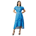 Turquoise pâle - Side - Principles - Robe mi-longue - Femme