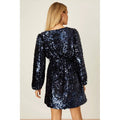 Bleu marine - Back - Dorothy Perkins - Mini robe - Femme