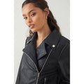 Noir - Lifestyle - Dorothy Perkins - Veste motard - Femme