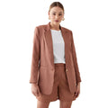 Marron clair - Front - Dorothy Perkins - Blazer - Femme