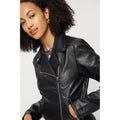 Noir - Side - Dorothy Perkins - Veste motard - Femme