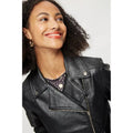 Noir - Lifestyle - Dorothy Perkins - Veste motard - Femme