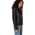 Noir - Pack Shot - Dorothy Perkins - Veste motard - Femme