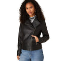 Noir - Front - Dorothy Perkins - Veste motard - Femme