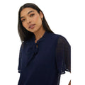 Bleu marine - Side - Dorothy Perkins - Blouse - Femme