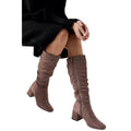 Taupe - Side - Dorothy Perkins - Bottes hauteur genoux KAYA - Femme