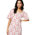 Blanc cassé - Side - Dorothy Perkins - Robe mi-longue - Femme