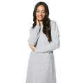 Gris chiné - Side - Dorothy Perkins - Robe mi-longue - Femme