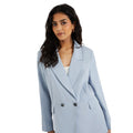 Bleu - Side - Dorothy Perkins - Blazer - Femme