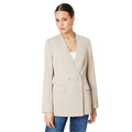 Taupe - Front - Dorothy Perkins - Blazer - Femme