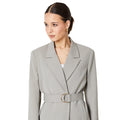 Taupe - Side - Dorothy Perkins - Manteau croisé - Femme