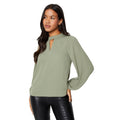 Vert kaki - Front - Dorothy Perkins - Blouse - Femme