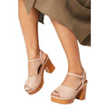 Beige - Side - Faith - Sandales EVIE - Femme