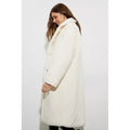 Blanc cassé - Side - Dorothy Perkins - Manteau - Femme