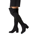 Noir - Side - Dorothy Perkins - Bottes hauteur genoux KELLY - Femme