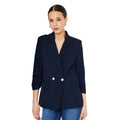 Bleu marine - Front - Dorothy Perkins - Blazer - Femme