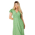 Vert - Side - Dorothy Perkins - Robe mi-longue - Femme