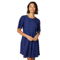 Bleu - Noir - Front - Dorothy Perkins - Mini robe - Femme