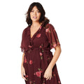 Pourpre - Side - Dorothy Perkins - Robe mi-longue - Femme