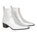 Argenté - Front - Faith - Bottines santiags MILLI. - Femme