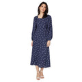 Bleu marine - Front - Dorothy Perkins - Robe mi-longue - Femme