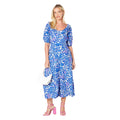 Bleu - Front - Dorothy Perkins - Robe mi-longue - Femme