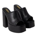 Noir - Front - Faith - Mules WAREHOUSE - Femme