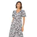 Blanc cassé - Side - Dorothy Perkins - Robe mi-longue - Femme