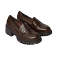 Marron - Front - Faith - Mocassins Penny NEDDIE - Femme