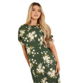 Vert kaki - Side - Dorothy Perkins - Robe mi-longue - Femme