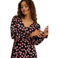 Noir - Rose - Side - Dorothy Perkins - Mini robe - Femme