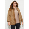 Marron - Side - Dorothy Perkins - Veste matelassée - Femme