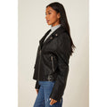 Noir - Side - Dorothy Perkins - Veste motard - Femme