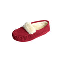 Rouge - Front - Eastern Counties Leather - Mocassins ZOE - Femme