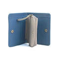 Bleu ardoise - Blanc cassé - Back - Eastern Counties Leather - Porte-monnaie TAMMY