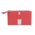 Corail foncé - Blanc cassé - Front - Eastern Counties Leather - Porte-monnaie OTTILIE - Femme