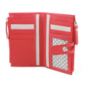 Corail foncé - Blanc cassé - Side - Eastern Counties Leather - Porte-monnaie OTTILIE - Femme