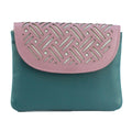 Turquoise - Rose blush - Back - Eastern Counties Leather - Porte-monnaie LUNA - Femme