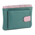 Turquoise - Rose blush - Front - Eastern Counties Leather - Porte-monnaie LUNA - Femme