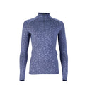 Bleu - Front - Aubrion - Haut thermique REVIVE - Fille