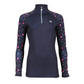 Bleu marine - Front - Aubrion - Haut thermique HYDE PARK - Fille