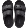 Noir - Pack Shot - Crocs - Sandales CLASSIC COZZZY - Adulte